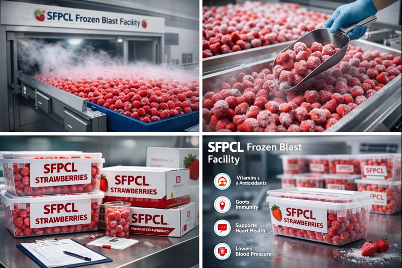 Frozen Strawberry (Blast Freezing Processed)