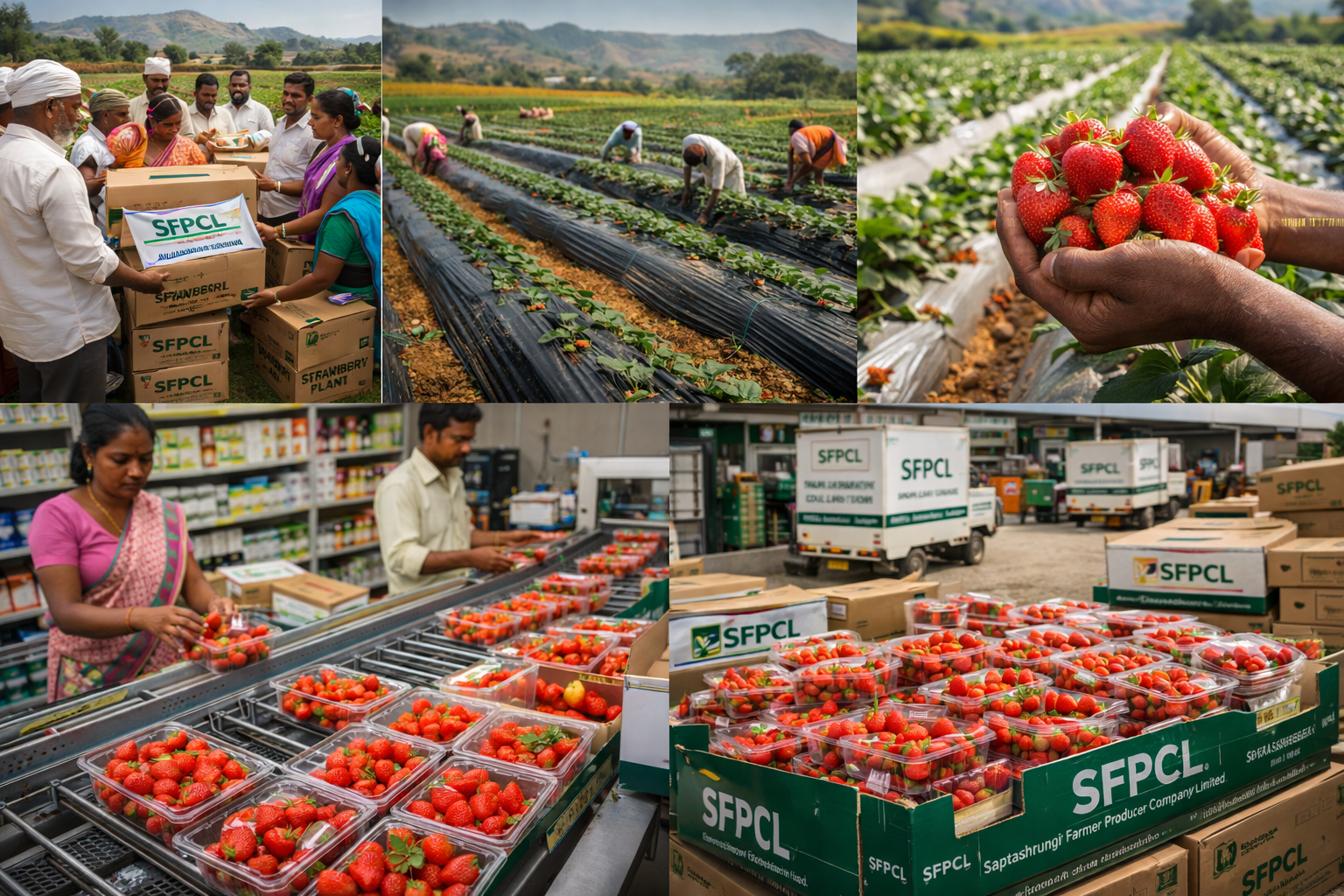 Development of an Integrated Strawberry Supply Chain